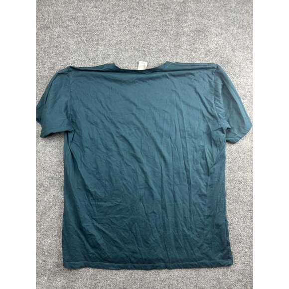 North Face Shirt Mens 2XL Green Graphic Logo Angkor Wat Temple Cotton Tee - Picture 5 of 5